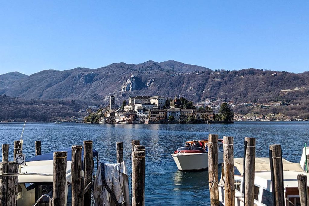 Romantic villages: San Giulio Island